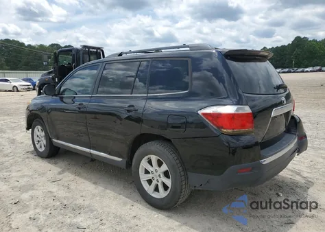 2012 Toyota Highlander Base from USA, damaged, VIN 5TDZK3EH7CS084143